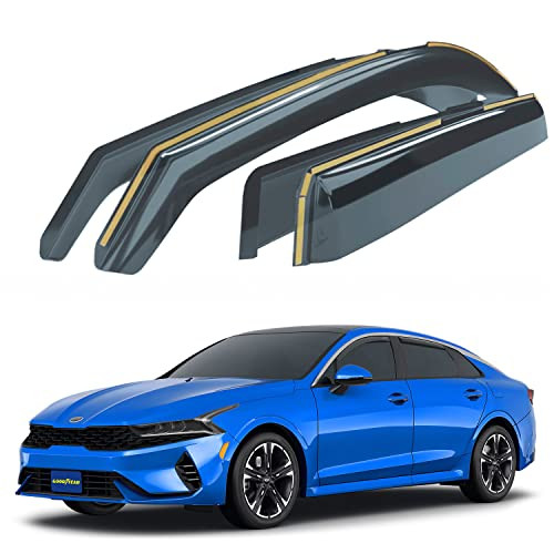 Goodyear Shatterproof in-Channel Window Deflectors for Kia K-5/K5 2021-2025 New