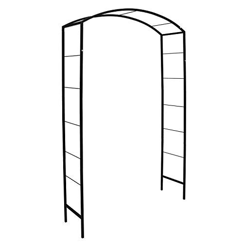 Better Garden Steel Garden Arch, 7'2" High x 4'7" Wide B07KZNXDPN - Black New