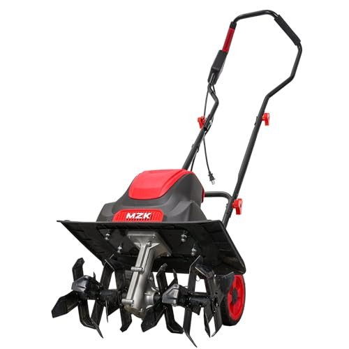 MZK 16-INCH 13.5-AMP CORDLESS ELECTRIC TILLER/CULTIVATOR ET2308 - RED