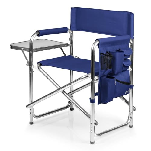 PICNIC TIME Sports Chair Side Table Armrest Caddy Lightweight B000NBF6LY - Navy New
