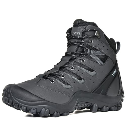 XPETI Men’s LNT Waterproof Lightweight Ankle Hiking Boots Size: 13
