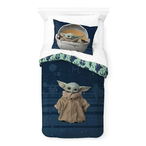 Jay Franco The Child 2 Piece Comforter & sham Set Twin/Full B088VXK25B New