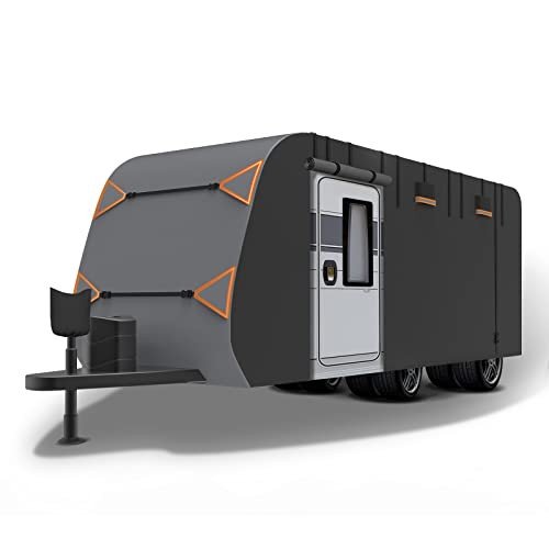COVERVIN RV Cover Heavy Duty 210D Travel Trailer Cover Fits 30.1 - 33 ft New
