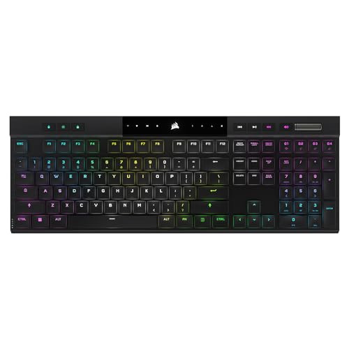 CORSAIR K100 AIR WIRELESS RGB MECHANICAL GAMING KEYBOARD - CH-913A01U-NA - BLACK