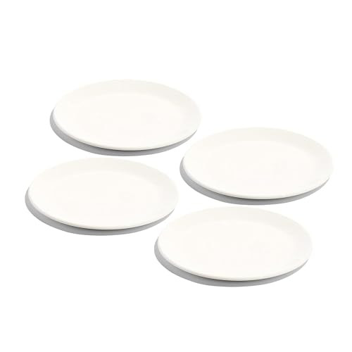Made In Cookware 11" Dinner Plates Set of 4 White Porcelain Crafted in England