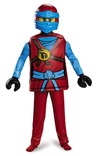 NYA Deluxe Ninjago Lego Costume, Large/10-12 New