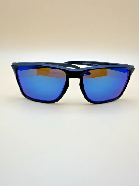 OAKLEY SYLAS SUNGLASSES MATTE BLACK FRAME PRIZM SAPPHIRE LENSES 60-17-140 3P