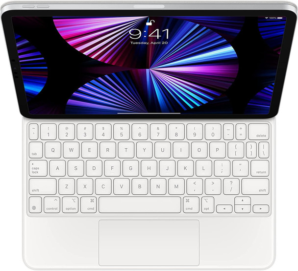 Apple Magic Keyboard for 11" iPad Pro (White, English) - MJQJ3LL/A