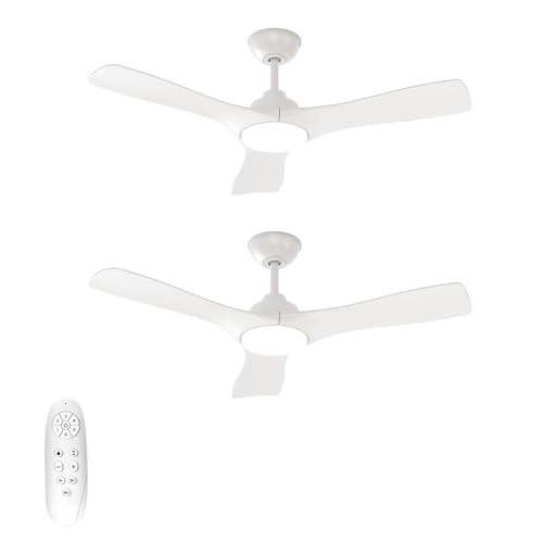 warmiplanet Ceiling Fan with Lights Warmiplanet 042 Can - 2 Pack - White New