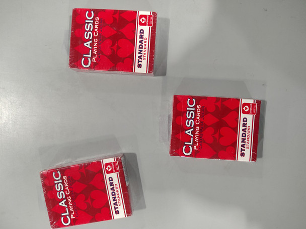 CARTAMUNDI POKER PLAYING CARDS CLASSIC STANDARD - BLUE OR RED BOX - 1 DECK New