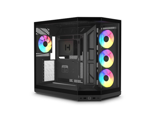 HYTE Y50 RGB Essential Aesthetic Gaming PC Case - 4 Included aRGB Fans (1x 120mm