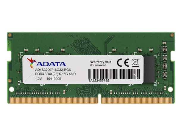 Adata 32GB 260-Pin DDR4 SO-DIMM DDR4 3200 (PC4 25600) Laptop Memory