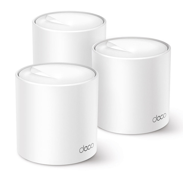 TP-LINK AX3000 WHOLE HOME MESH WI-FI 6 SYSTEM (3 PACK) - WHITE