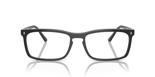 RAY-BAN UNISEX RB4435 RECTANGULAR SUNGLASSES - BLACK/CLEAR