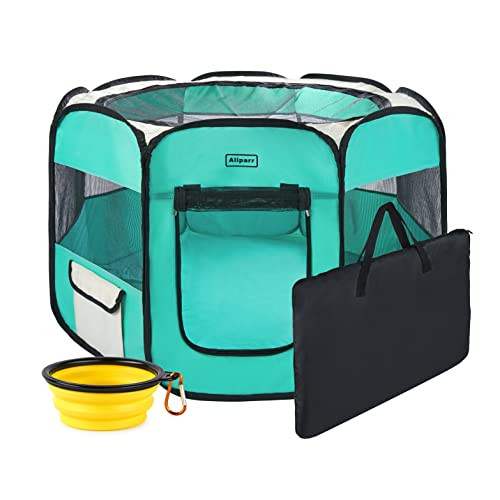 Aliparr Portable Pet Playpen Dog Foldable Pet Exercise Pen Tents B099S72C5V New