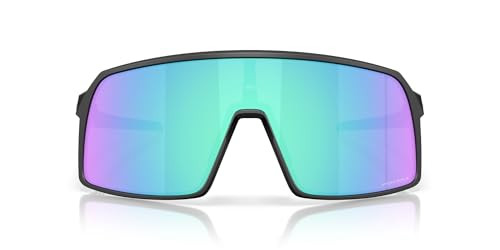 OAKLEY SUTRO ASIAN FIT SUNGLASSES - MATTE BLACK/PRIZM SAPPHIRE - SIZE 60