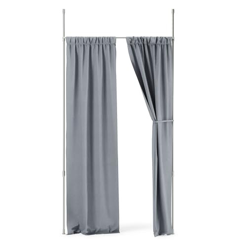 Umbra Anywhere Expandable Curtain Rod and Room Divider, Nickel New