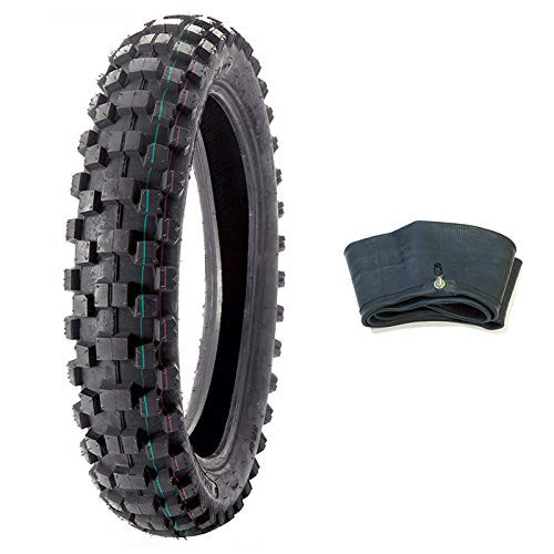 MMG Bundle Combo Tire and Inner Tube Size 120/90-19 B06Y1VKDK2 - Black New