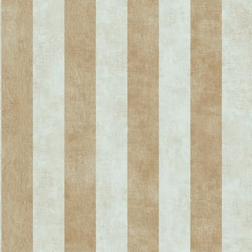 Norwall Stripe with Texture Wallpaper B0713XPNH1 - NEW New