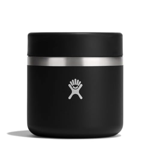HYDRO FLASK FOOD JAR INSULATED STAINLESS STEEL SNACK TRAVEL CONTAINER - BLACK
