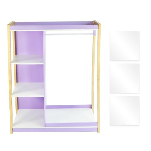 HUMBLE CREW KIDS DRESS UP CLOSET STORAGE SHELVES PB485 - PURPLE