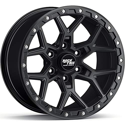 RockTrix RT107 17 Inch Wheel Compatible with Toyota Tacoma 17x9 6x5.5" Black New
