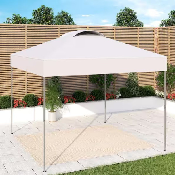 PHI VILLA 10 FT. X 10 FT. POP UP CANOPY - WHITE