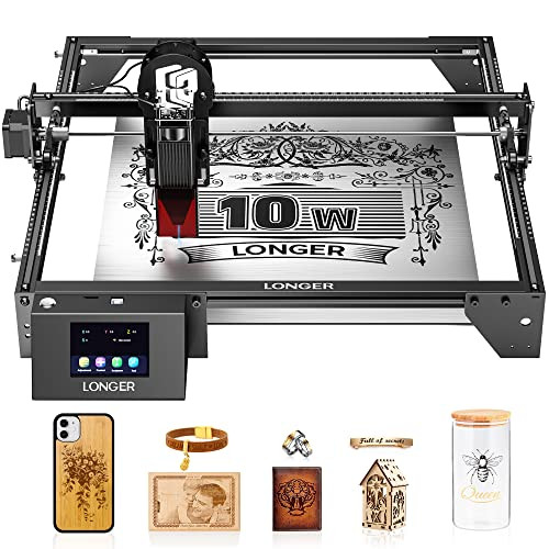 LONGER LASER ENGRAVER RAY5 10W 60W CUTTER ENGRAVING MACHINE 3.5" TOUCH SCREEN