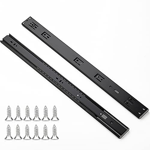 Ravinte 22" Soft Close Drawer Slides 10 Pairs 20 Pack - Black New