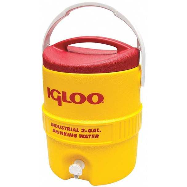 IGLOO 400 SERIES INDUSTRIAL WATER COOLER YELLOW AND RED 2 GALLON - RED/YELLOW