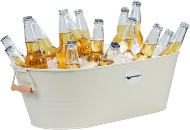 ‎GENERIC 20 TO 37 QUART LARGE ICE BUCKET, PARTY ICE BUCKET - WHITE