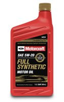 Motorcraft Full Synthetic Motor Oil XO-5W20-QFS 12 Quarts Cae New