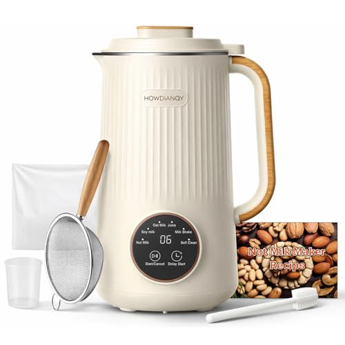 HOWDIANQY NUT MILK MAKER MACHINE 32OZ ALL-IN-1 MULTIFUNCTIONAL TM-D658