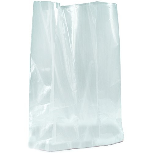 Aviditi 10" x 6" x 20" Gusseted Poly Bags, 1 Mil, Clear Open Top 1000/BX New