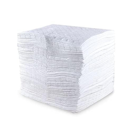 The Rag Factory Laminated Absorbent Pads Oil Pads 15 x 18 100 Pack White New