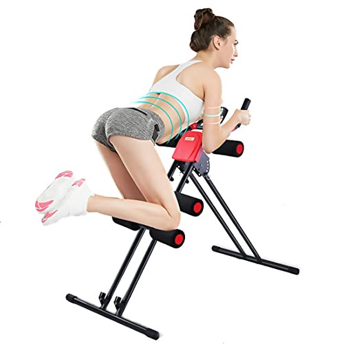 Nisorpa Ab Machine, Core Abs Workout LCD Display Height Adjustable B08D7B8K37 New