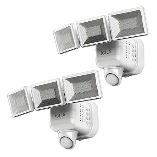 SOLLA Alkaline Battery Motion Sensor Lights, 750LM, 5000K, 2 Pack - B08LVCQC97 New