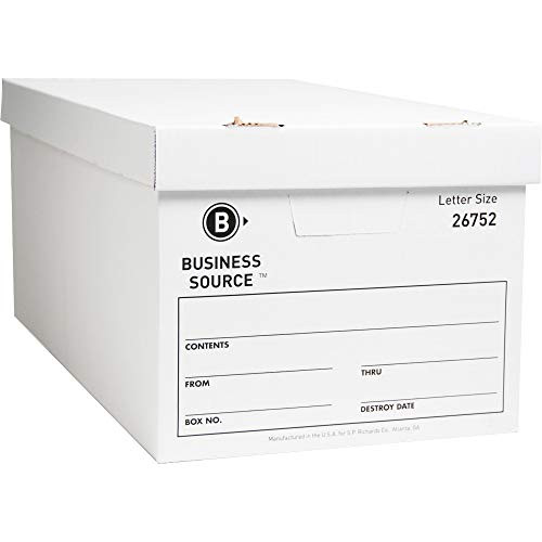 Business Source Lift-off Lid Light Duty Storage Box New