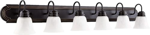 Quorum 5094-6-195 Traditional Six Light Vanity from Moritz Collection New