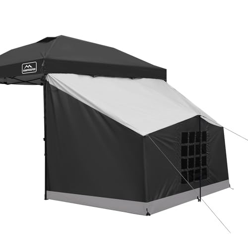 KAMPKEEPER Side Tent, Camping Tent, Gazebo (White-2, Side Depth-42) - B091GQ2LWV