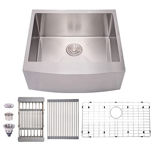 TopCraft Kitchen Sink Stainless Steel Farmhouse Sink - HFS2421
