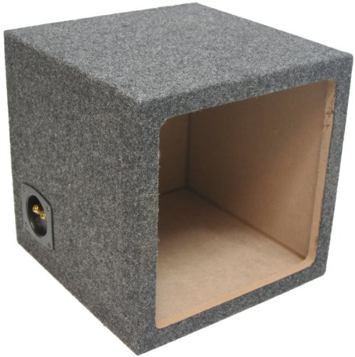 AMERICAN SOUND CONNECTION 12" INCH SQUARE SUB BOX SEALED SINGLE SUBWOOFER HSQ112