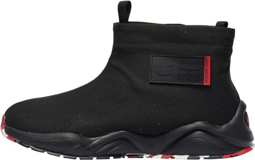 Champion Rally Drizzle Mocs Men's Running Shoes Black/Scarlet Size 10.5