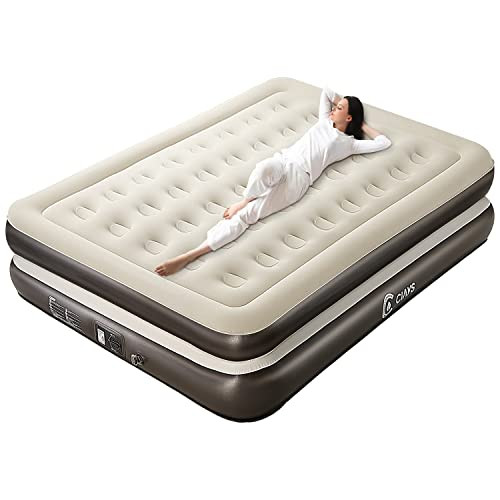 Ciays Queen Air Mattress with Built-in Pump Double High Blow Up Mattress