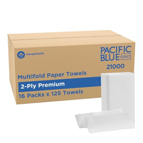 Pacific Blue Select by Georgia-Pacific PRO Multifold Premium 2-Ply Paper Towels New