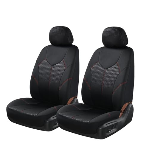 Coverado Car Seat Covers Front, 6 Pieces Universal Seat Covers for Cars PVC New