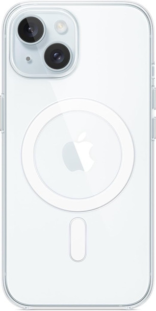 APPLE IPHONE 15 CLEAR CASE WITH MAGSAFE: LIGHTWEIGHT PHONE CASE - CLEAR