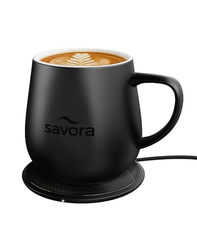Savora SAVORA 12OZ INTELLIHEAT COFFEE MUG BARISTA’S CHOICE WIRELESS - BLACK