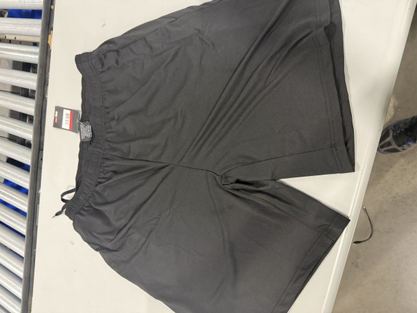 JUMP START 100% POLYESTER SPORT SHORTS. - SIZE: MEN XL - BLACK New