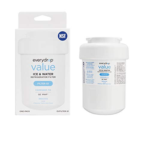 EVERYDROP BY WHIRLPOOL REPLACEMENT GE MWF REFRIGERATOR WATER FILTER SINGLE PACK New